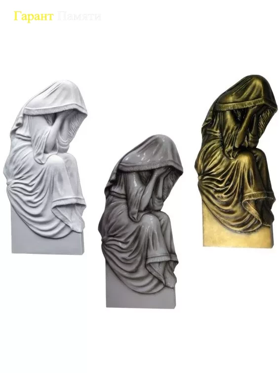 Скорбящая (№47)-барельеф